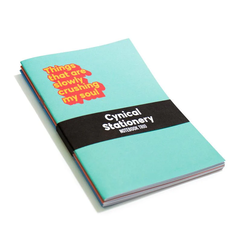Cynical Stationery Notebook Trio
