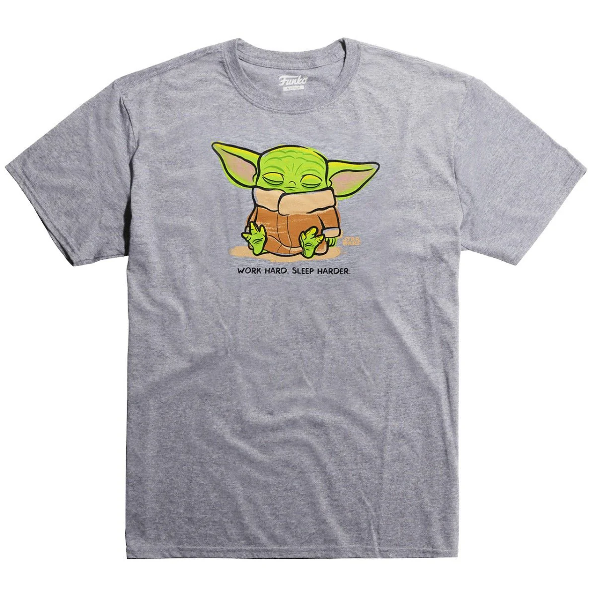 Funko Pop! Star Wars The Mandalorian "Sleep Harder" Baby Yoda T-Shirt - Image 2