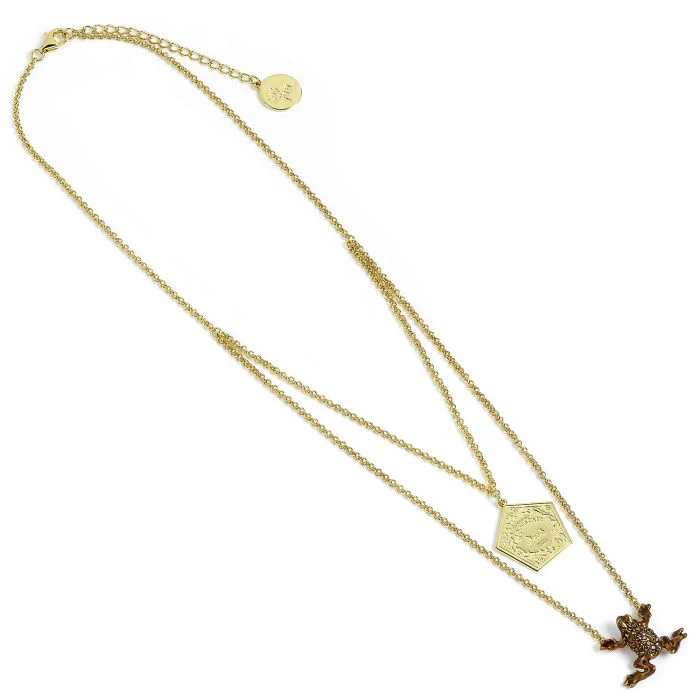 Harry Potter Chocolate Frog Sterling Silver Necklace with Swarovski Crystals