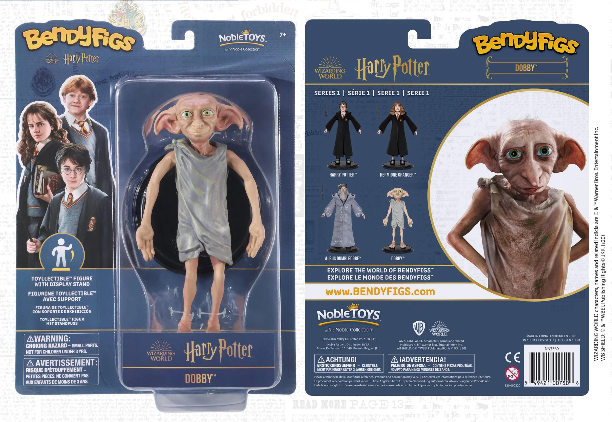 Harry Potter Dobby Bendyfig