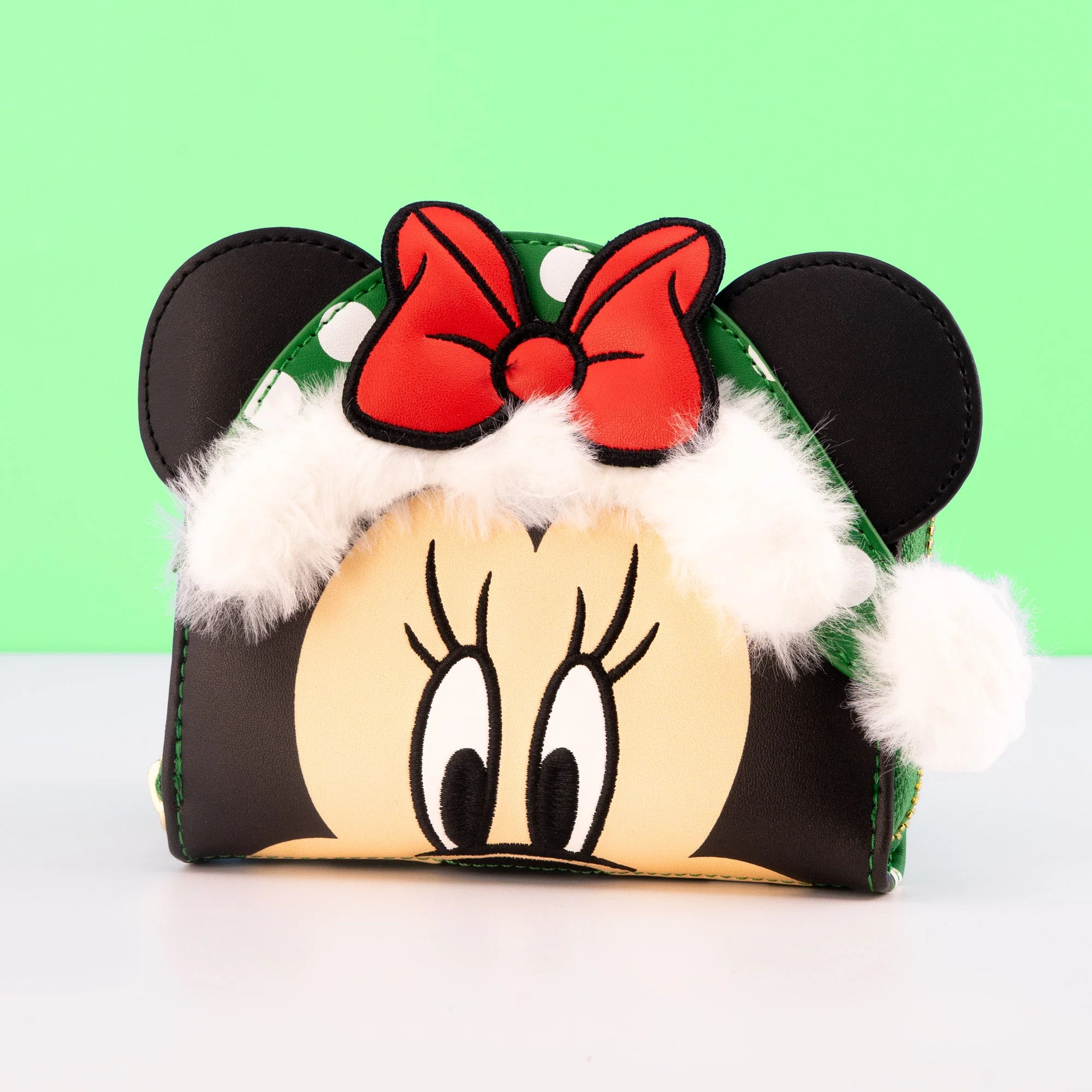 Loungefly x Disney Minnie Mouse Polka Dot Christmas Wallet