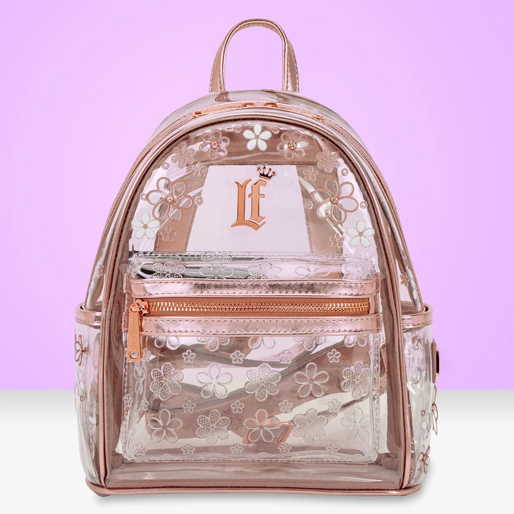 Loungefly Originals Clear Floral Mini Backpack