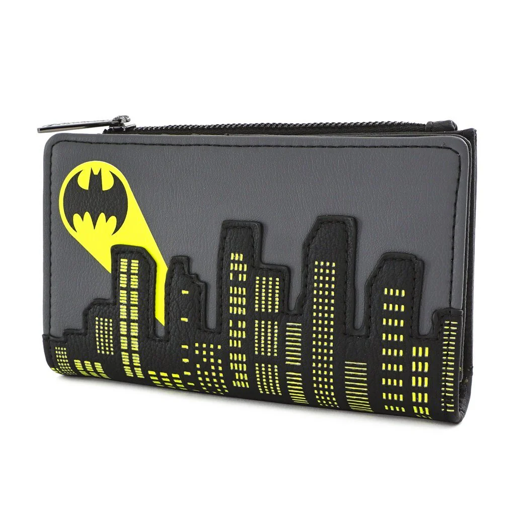 Loungefly x DC Comics Batman 80th Anniversary City Signal Flap Purse