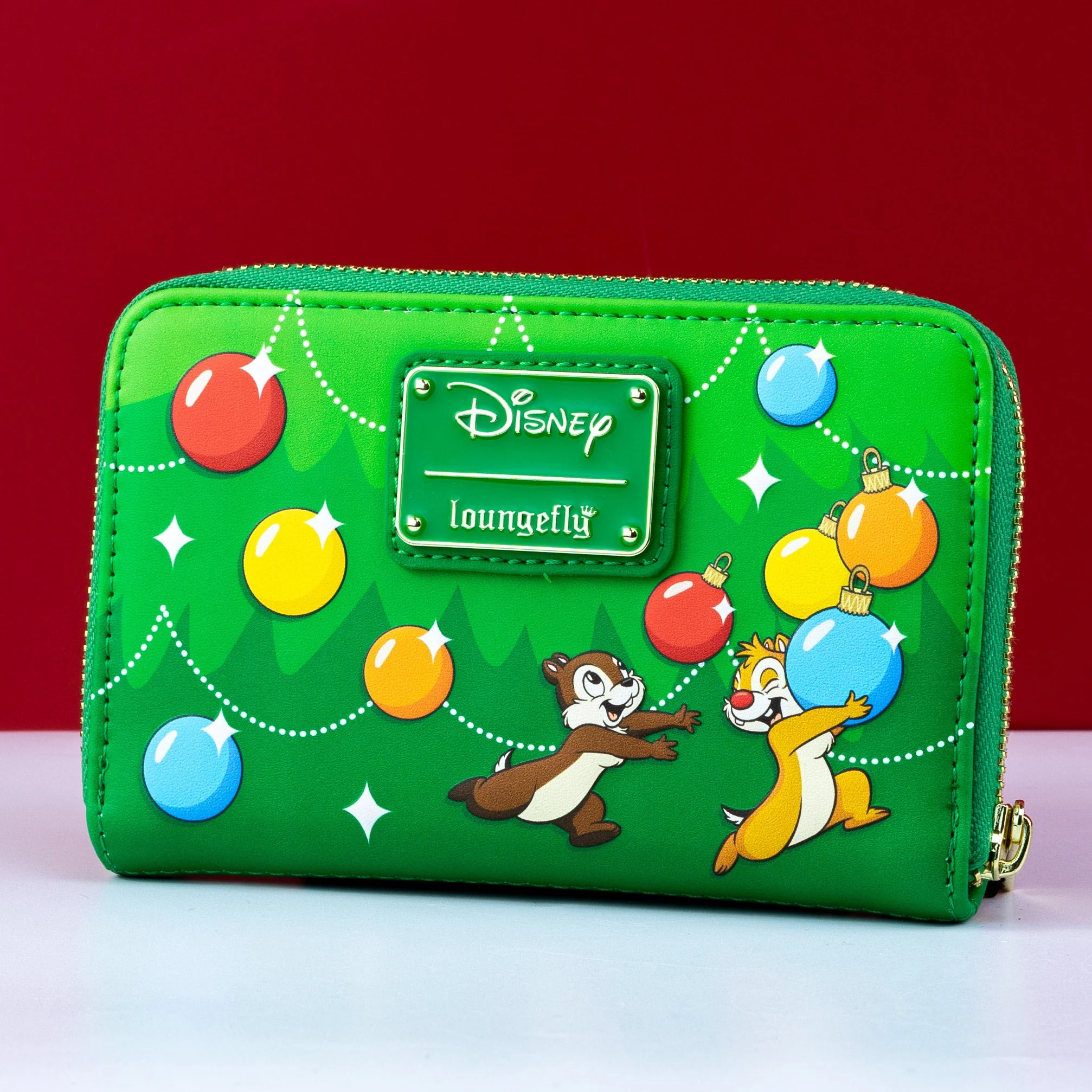 Loungefly x Disney Chip and Dale Christmas Ornament Wallet - Image 2