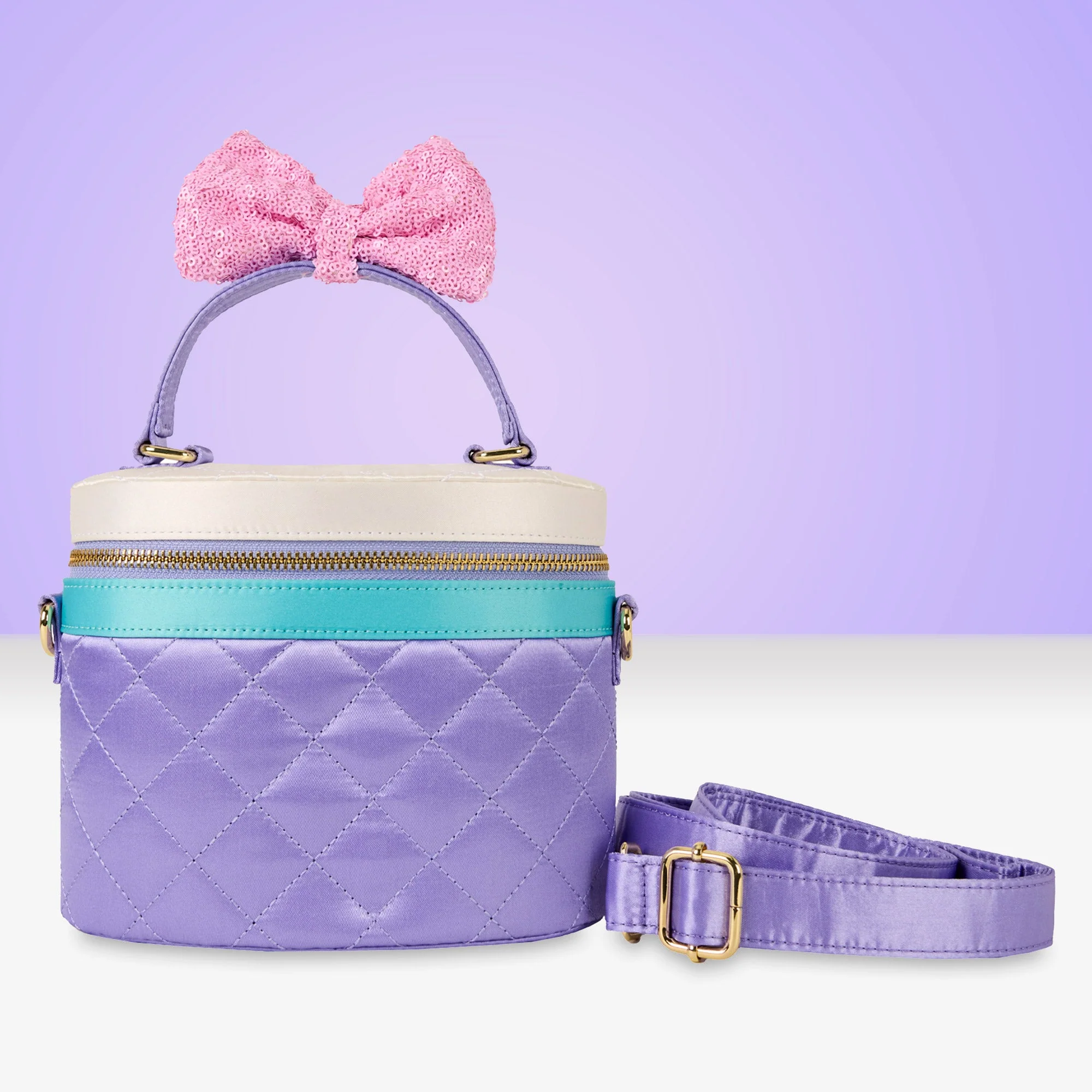 Loungefly x Disney Daisy Duck Quilted Crossbody Bag
