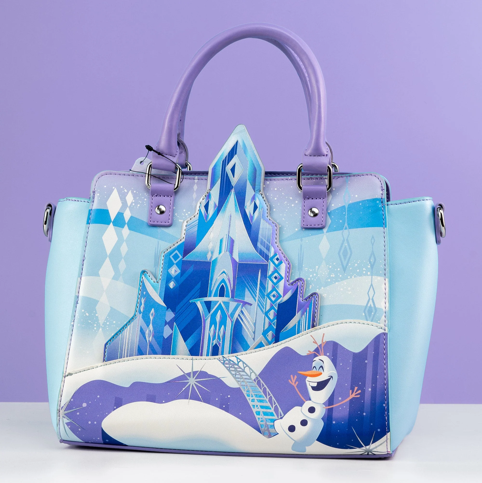 Loungefly x Disney Frozen Elsa Castle Crossbody Bag