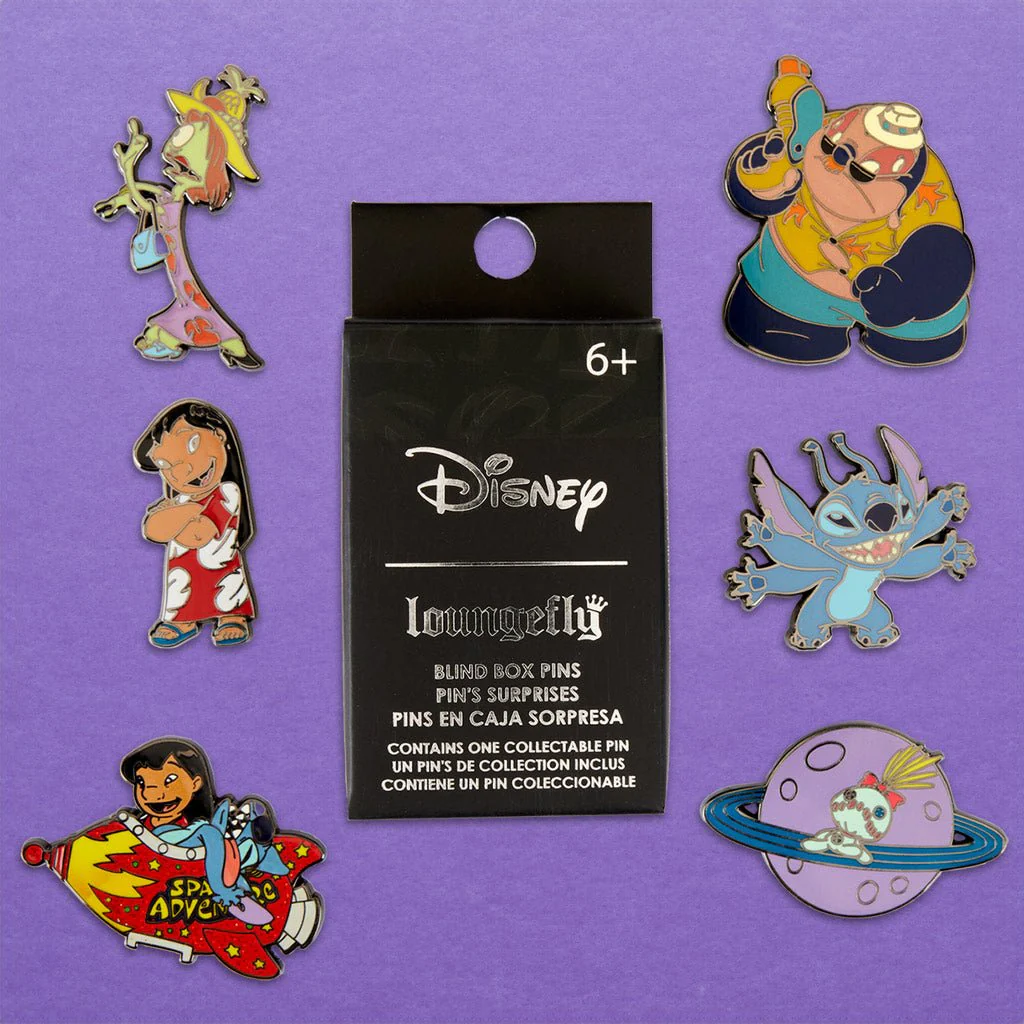 Loungefly x Disney Lilo & Stitch Space Adventure Blind Box Mystery Pin