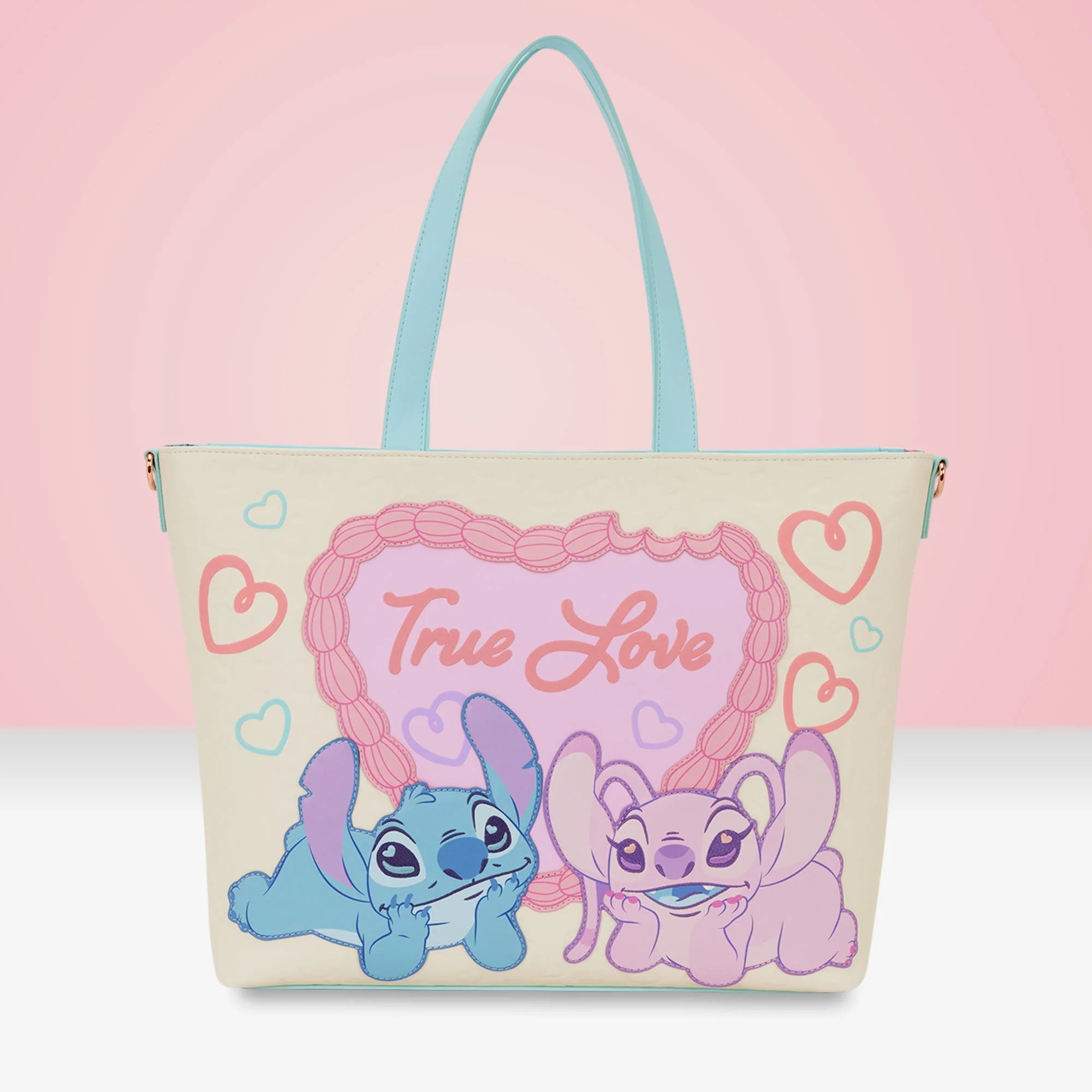 Loungefly x Disney Lilo & Stitch True Love Tote Bag