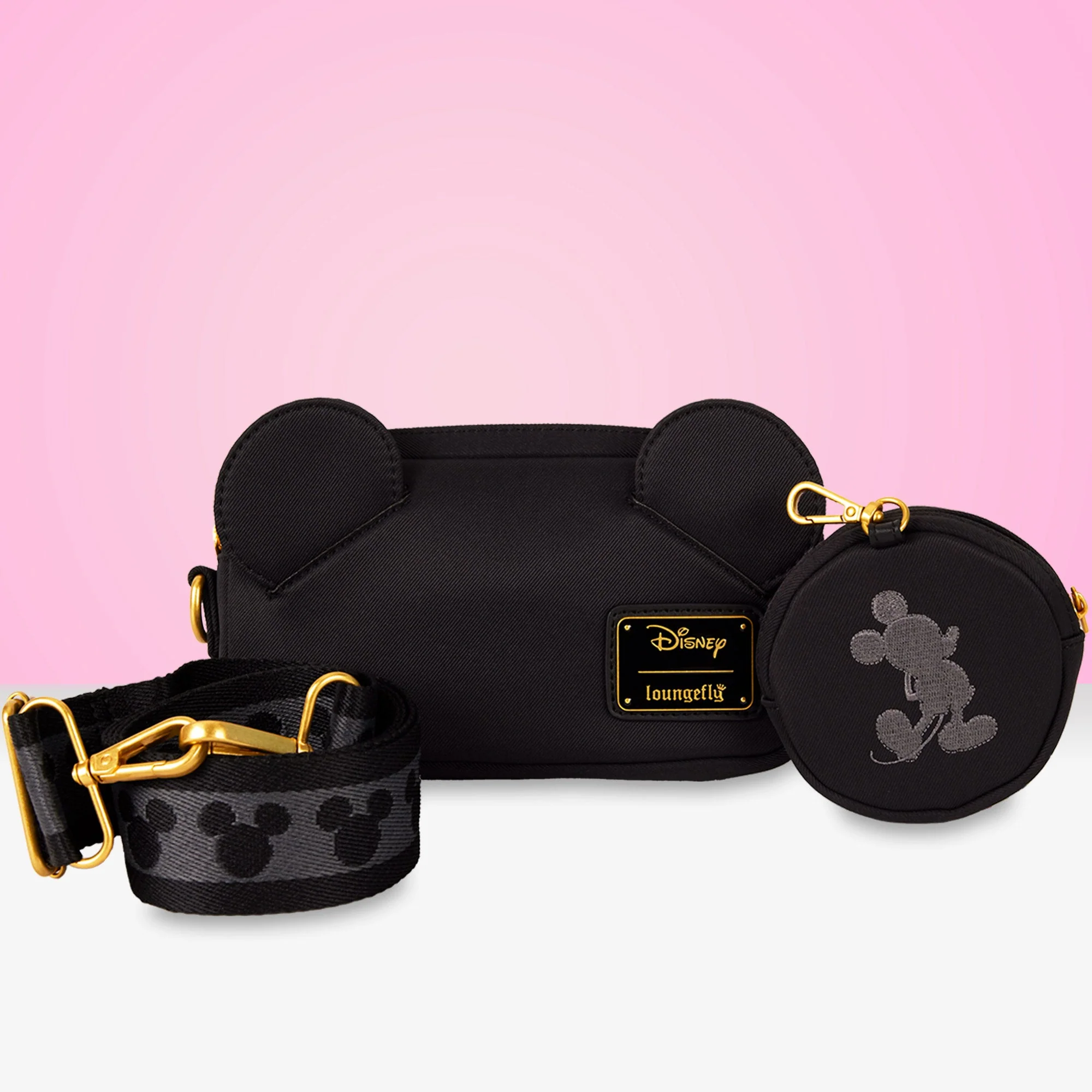 Loungefly x Disney Mickey Ears Sling Bag