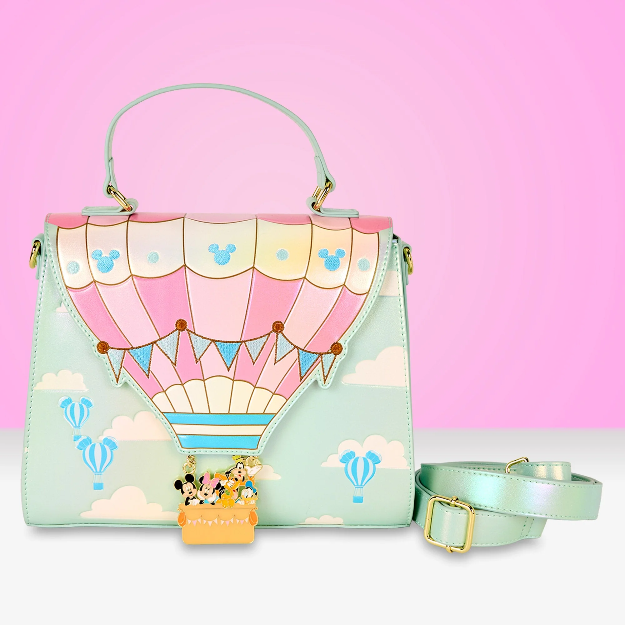 Loungefly x Disney Mickey & Friends Hot Air Balloon Crossbody Bag