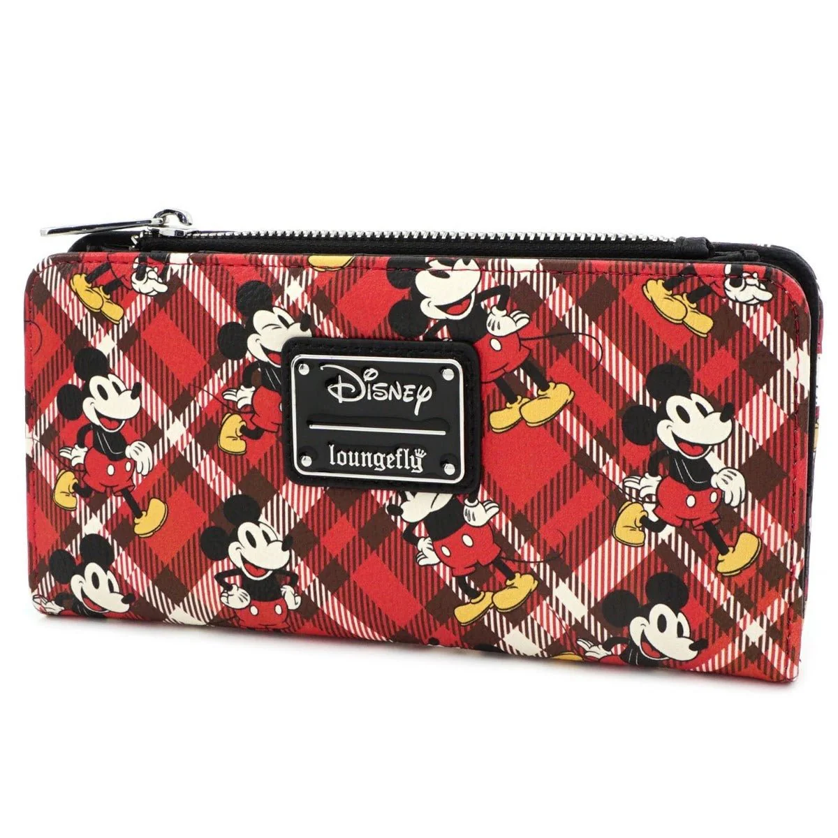 Loungefly X Disney Mickey Mouse Red Plaid Purse