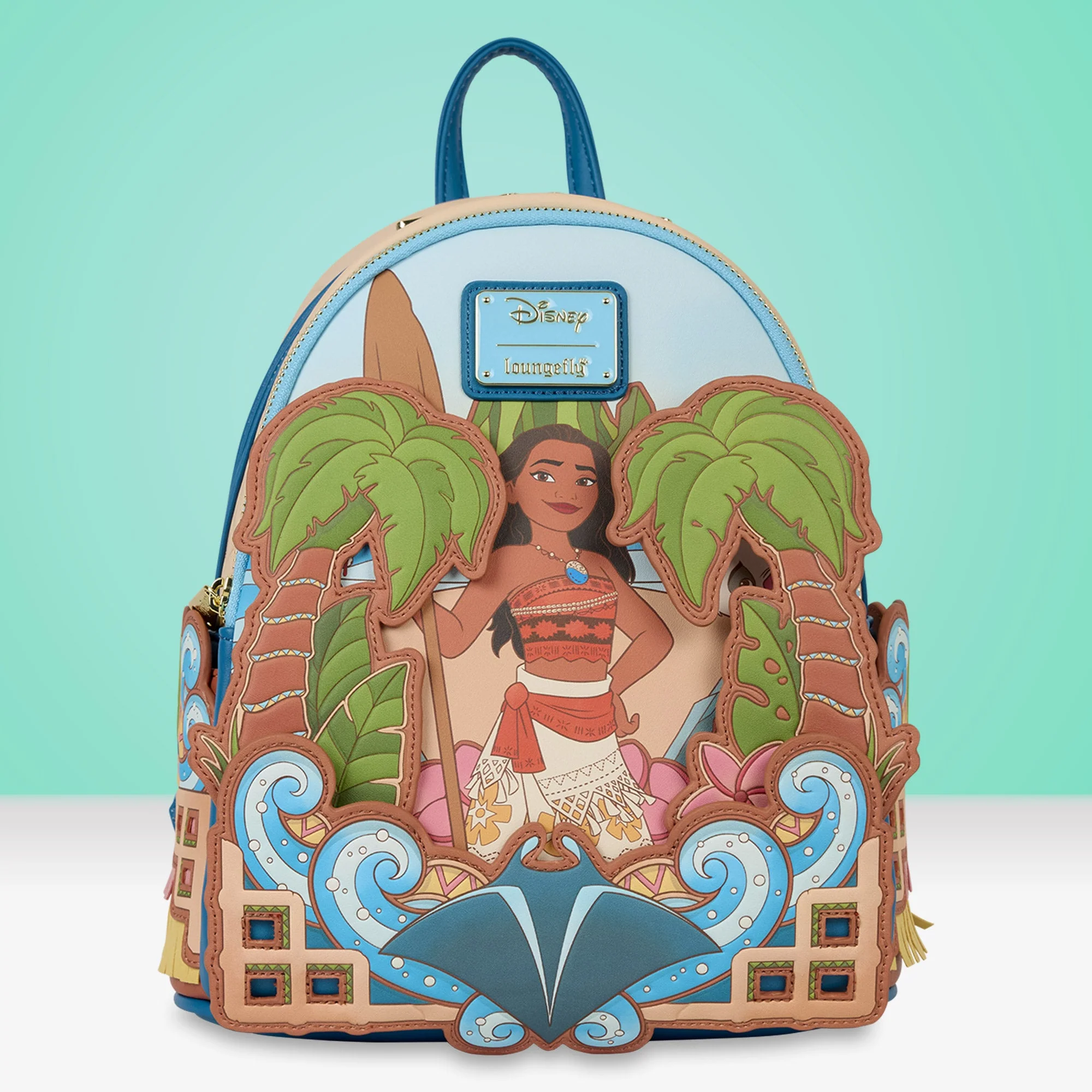 Loungefly x Disney Moana Island Spirit Mini Backpack