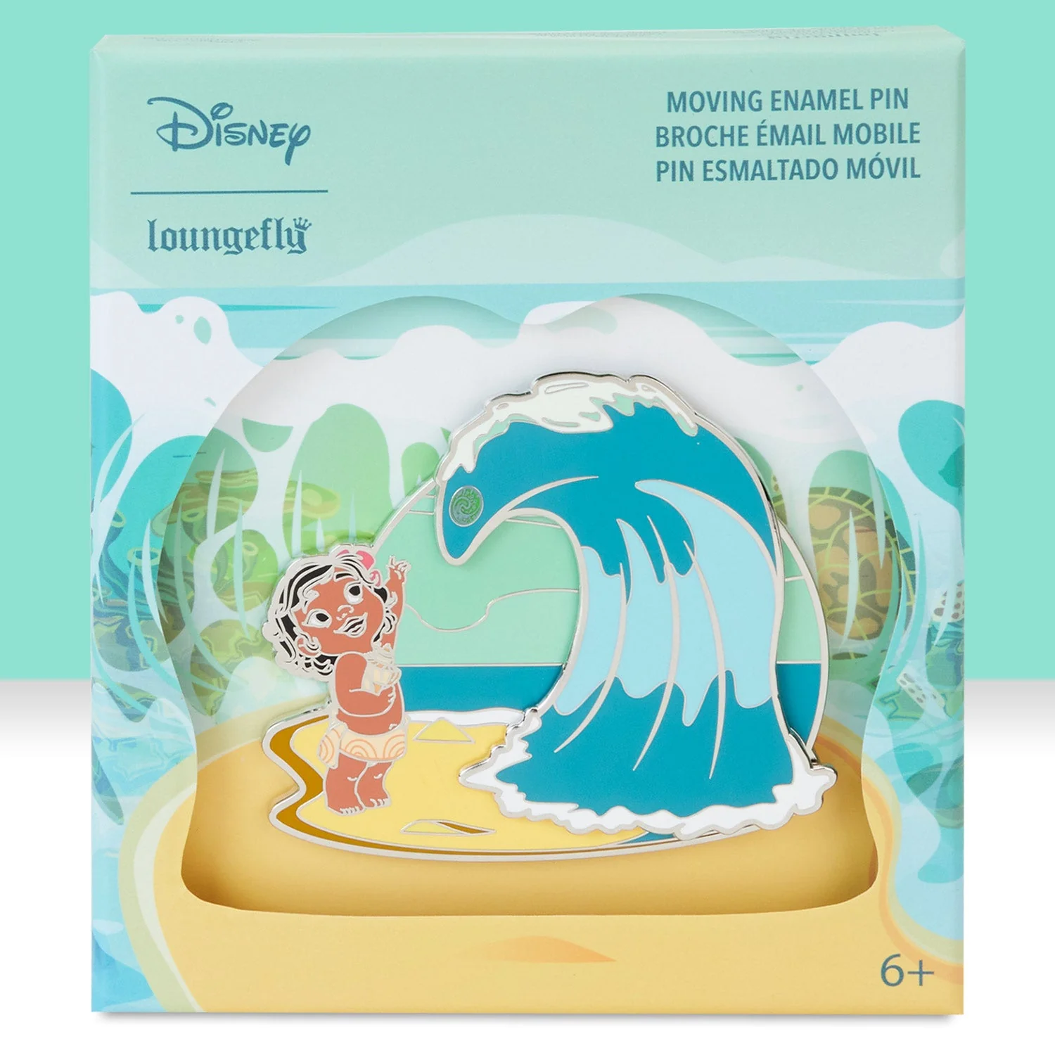 Loungefly x Disney Moana Waves 3" Collector Box Pin