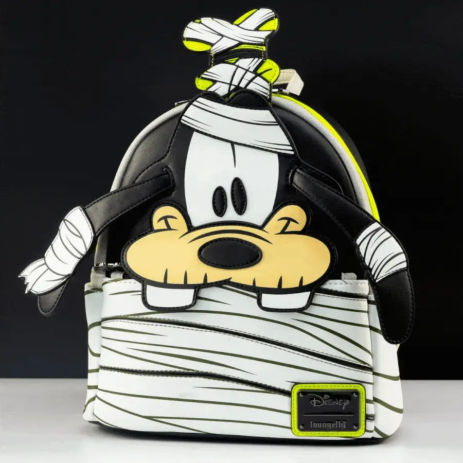 Loungefly x Disney Goofy Glow in the Dark Mummy Cosplay Mini Backpack