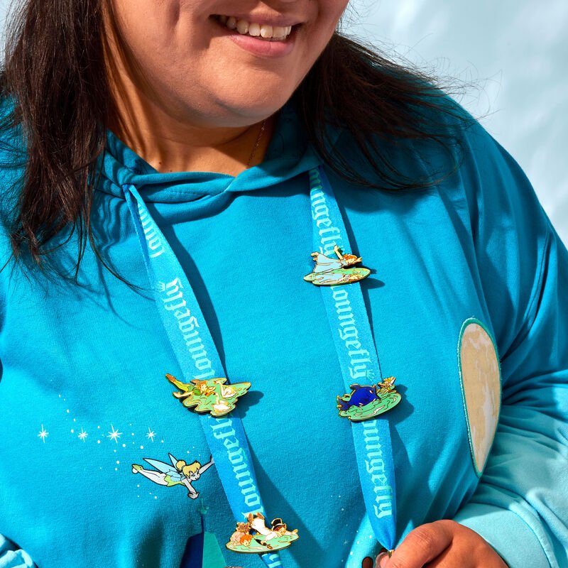 Loungefly x Disney Peter Pan You Can Fly 4 Piece Pin Set
