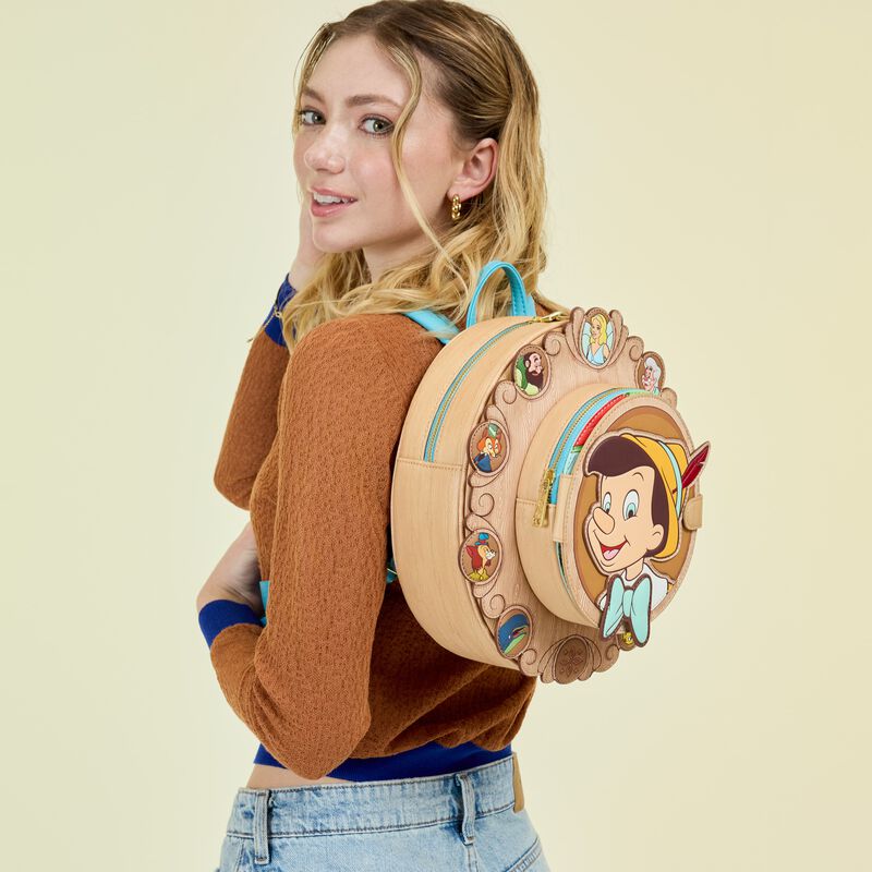 Loungefly x Disney Pinocchio Wishes Do Come True Mini Backpack