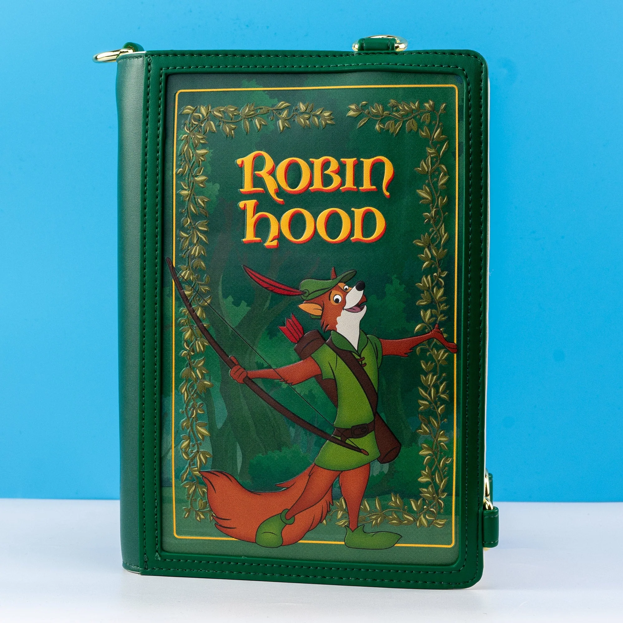 Loungefly x Disney Robin Hood Book Convertible Crossbody Bag