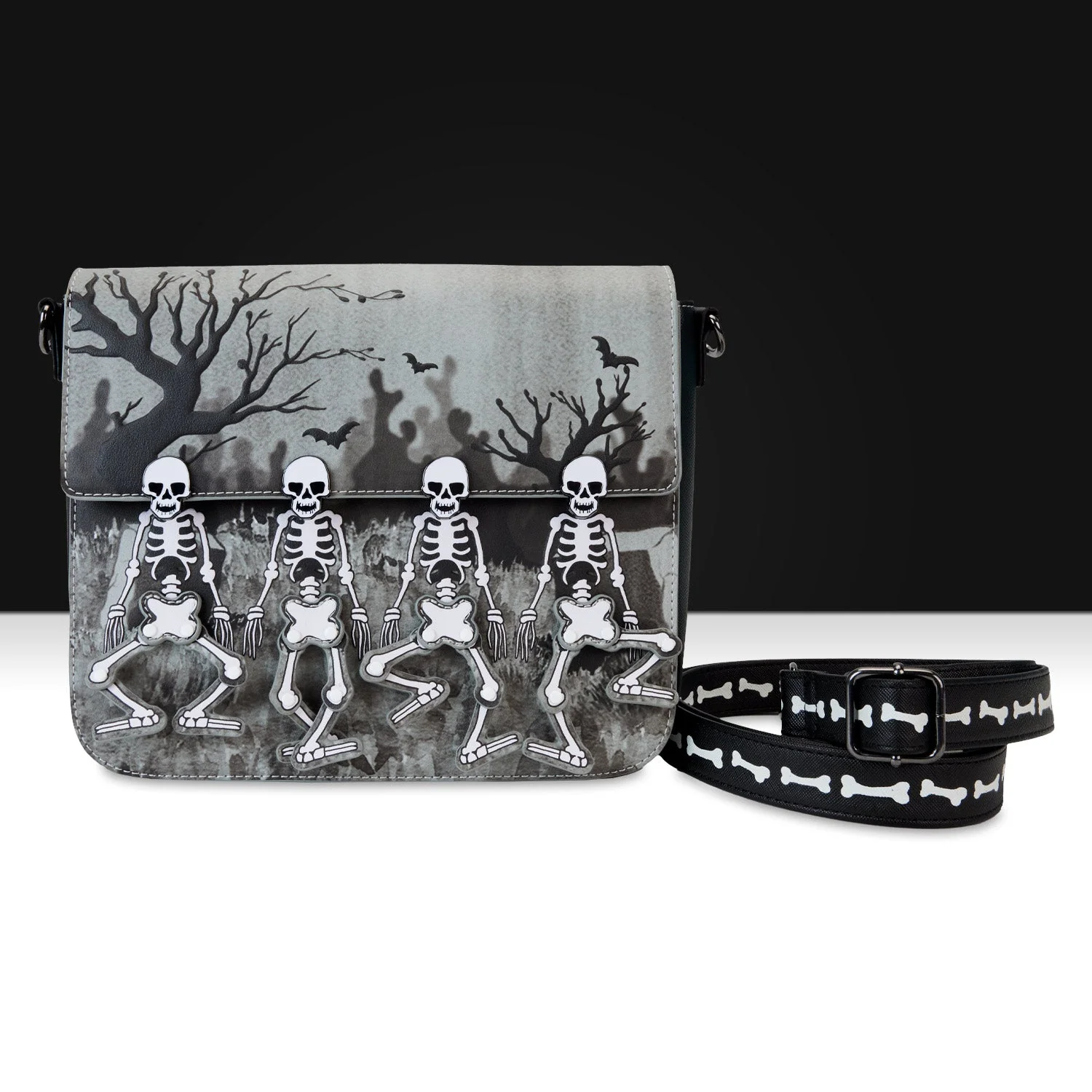 Loungefly x Disney Skeleton Dance Crossbody Bag