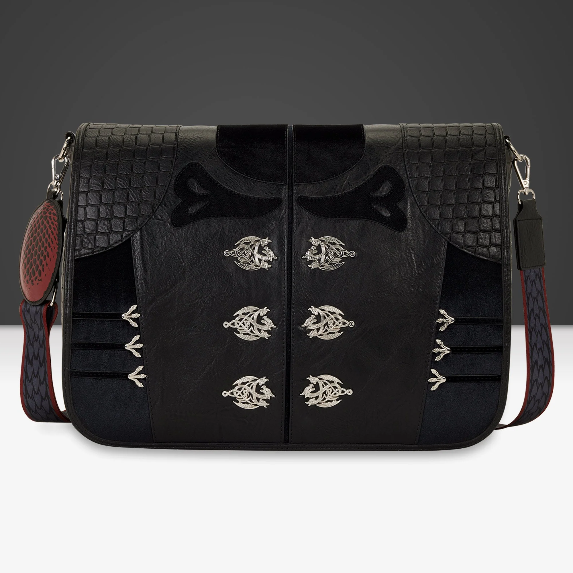 Loungefly x House of the Dragon Crossbody Targaryen Messenger Bag with Coin Bag