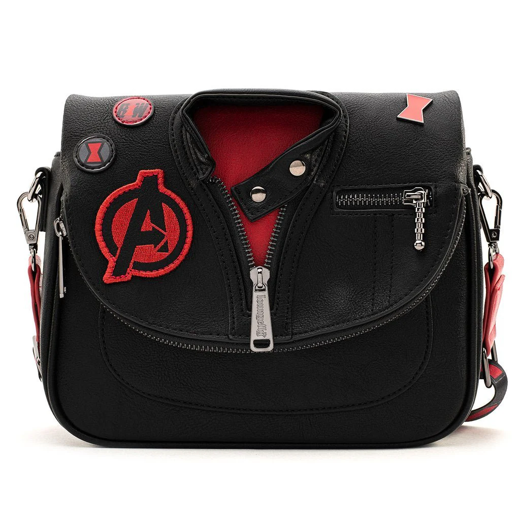 Loungefly X Marvel Black Widow Cosplay Cross Body Bag