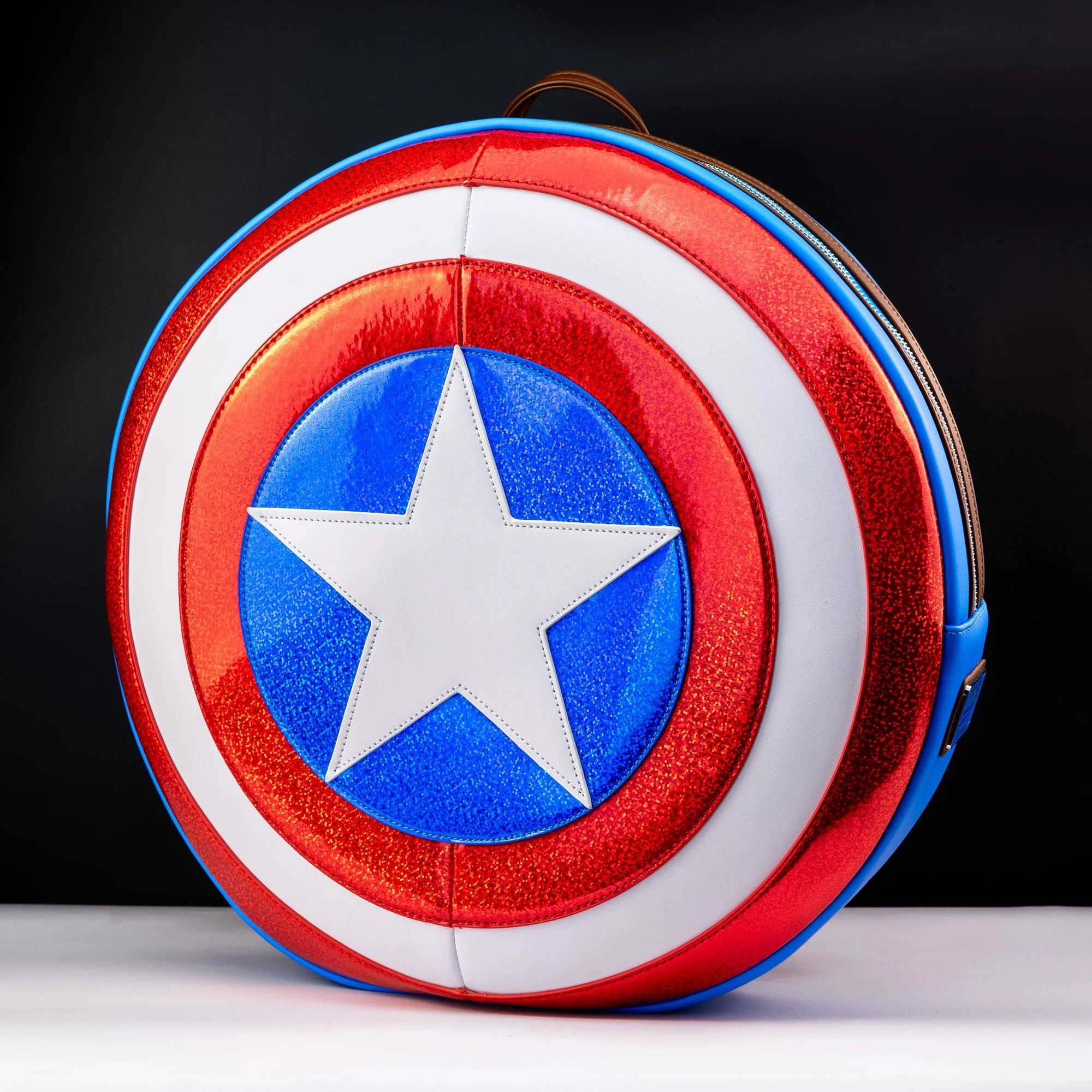 Loungefly x Marvel Captain America Shield XL Mini Backpack