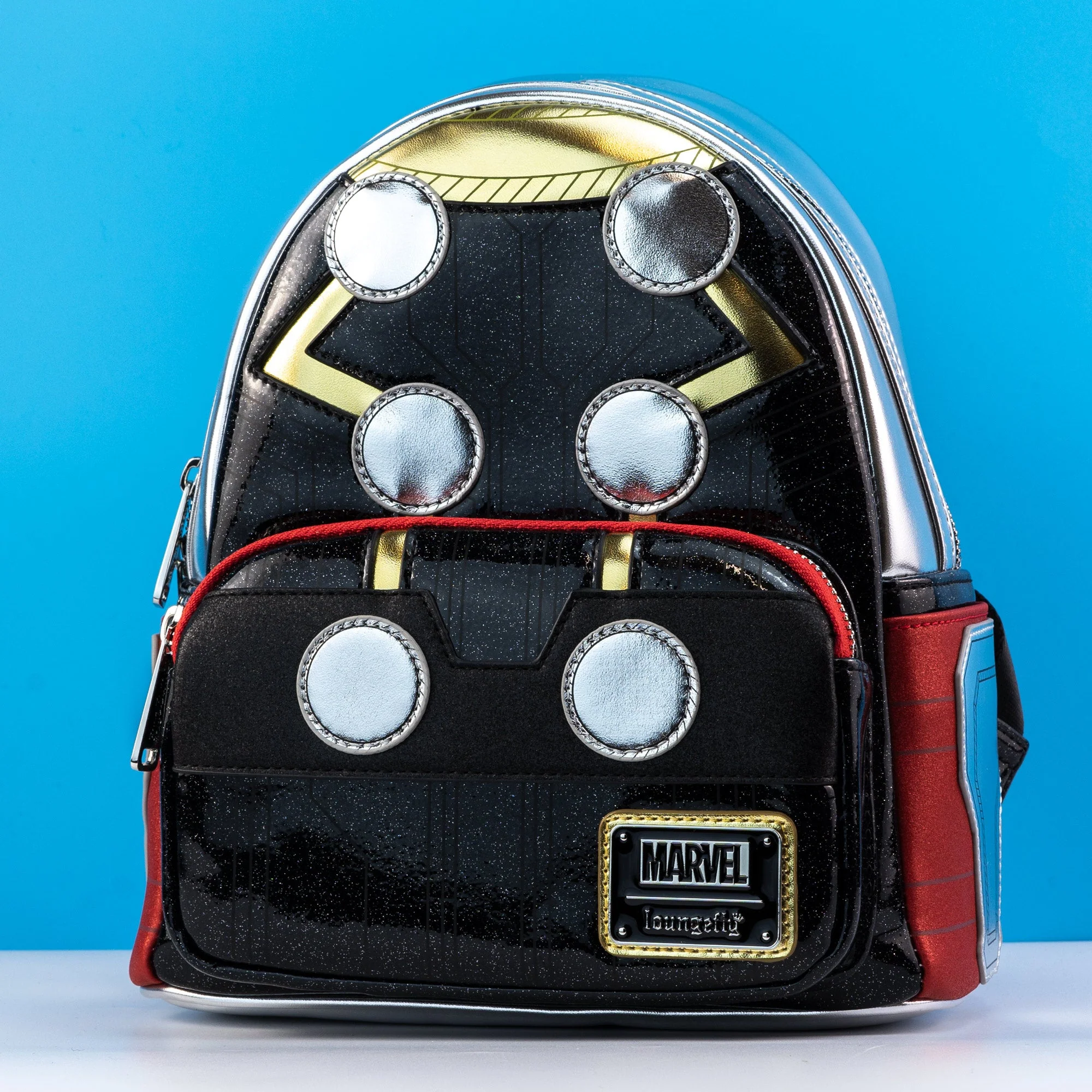 Loungefly x Marvel Metallic Thor Cosplay Mini Backpack