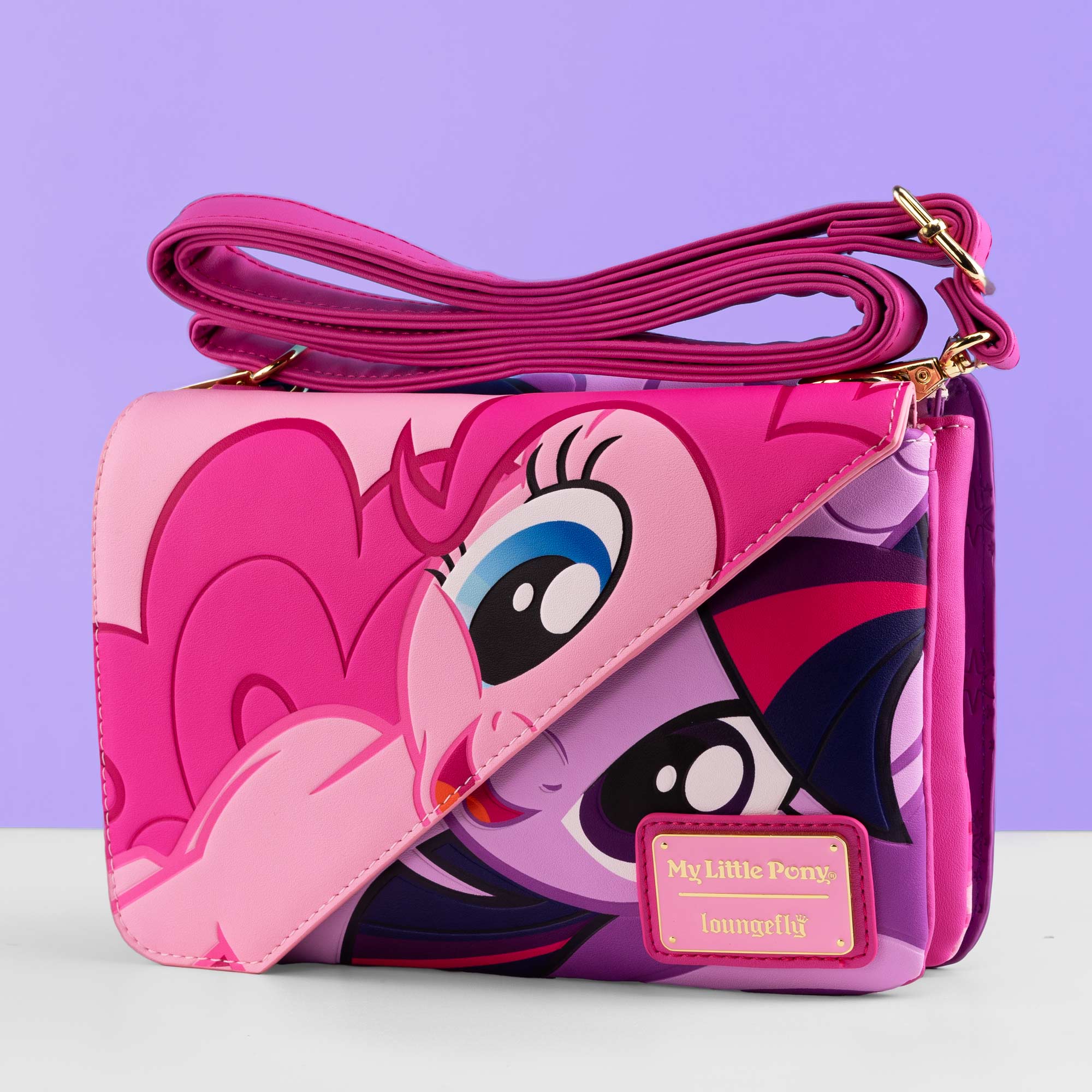 Loungefly x My Little Pony Twilight Sparkle & Pinkie Pie Crossbody Bag