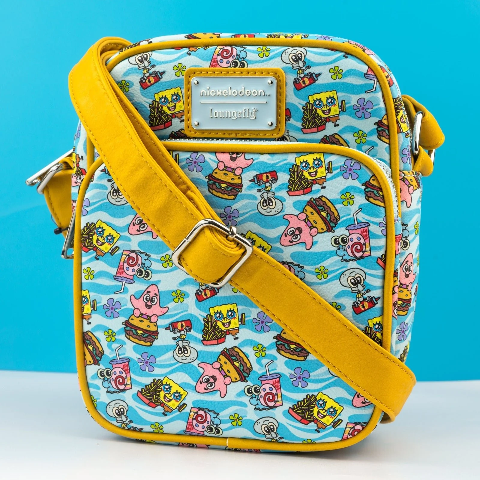 Loungefly x Nickelodeon SpongeBob Gang Passport Bag