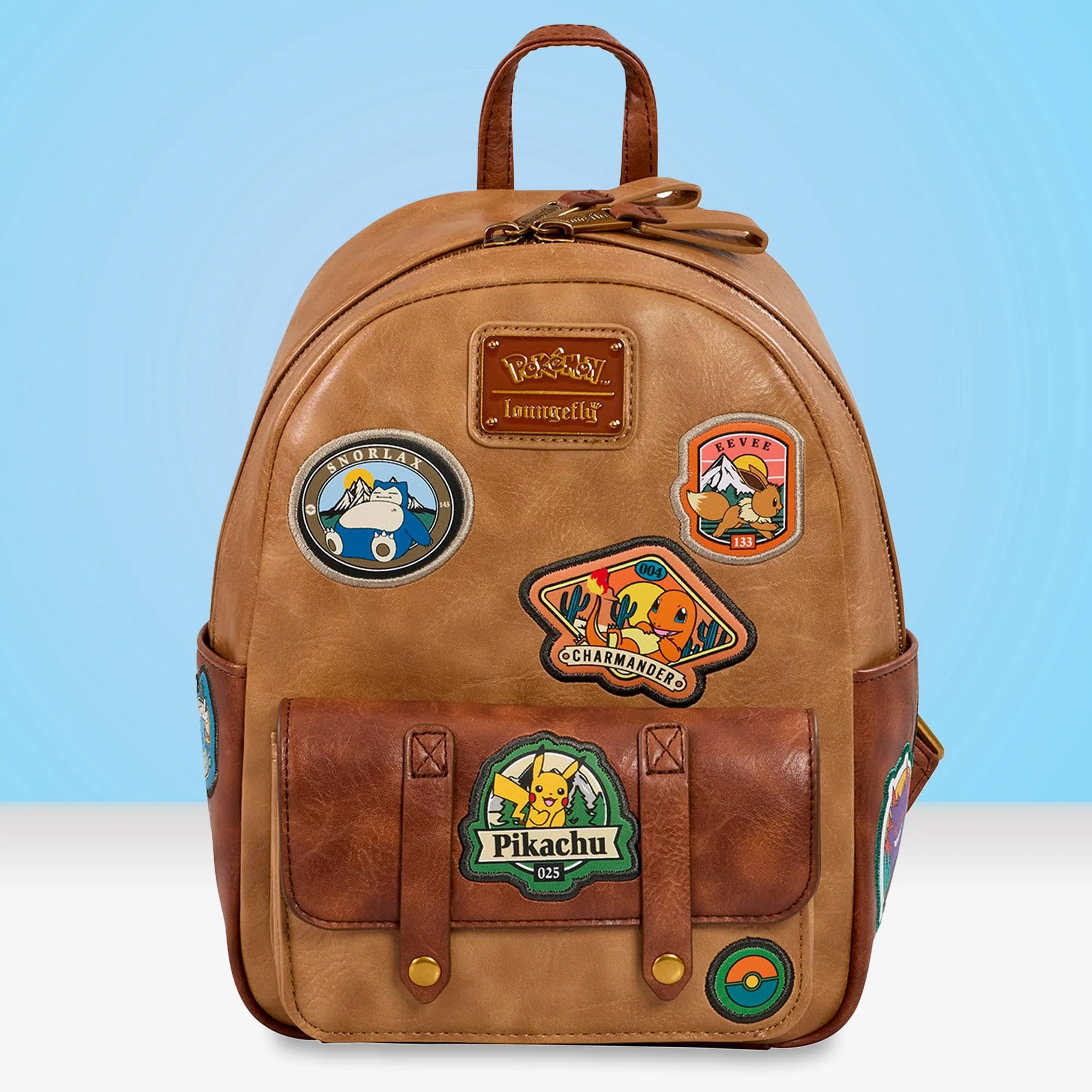 Loungefly x Pokemon Camper Patch Mini Backpack