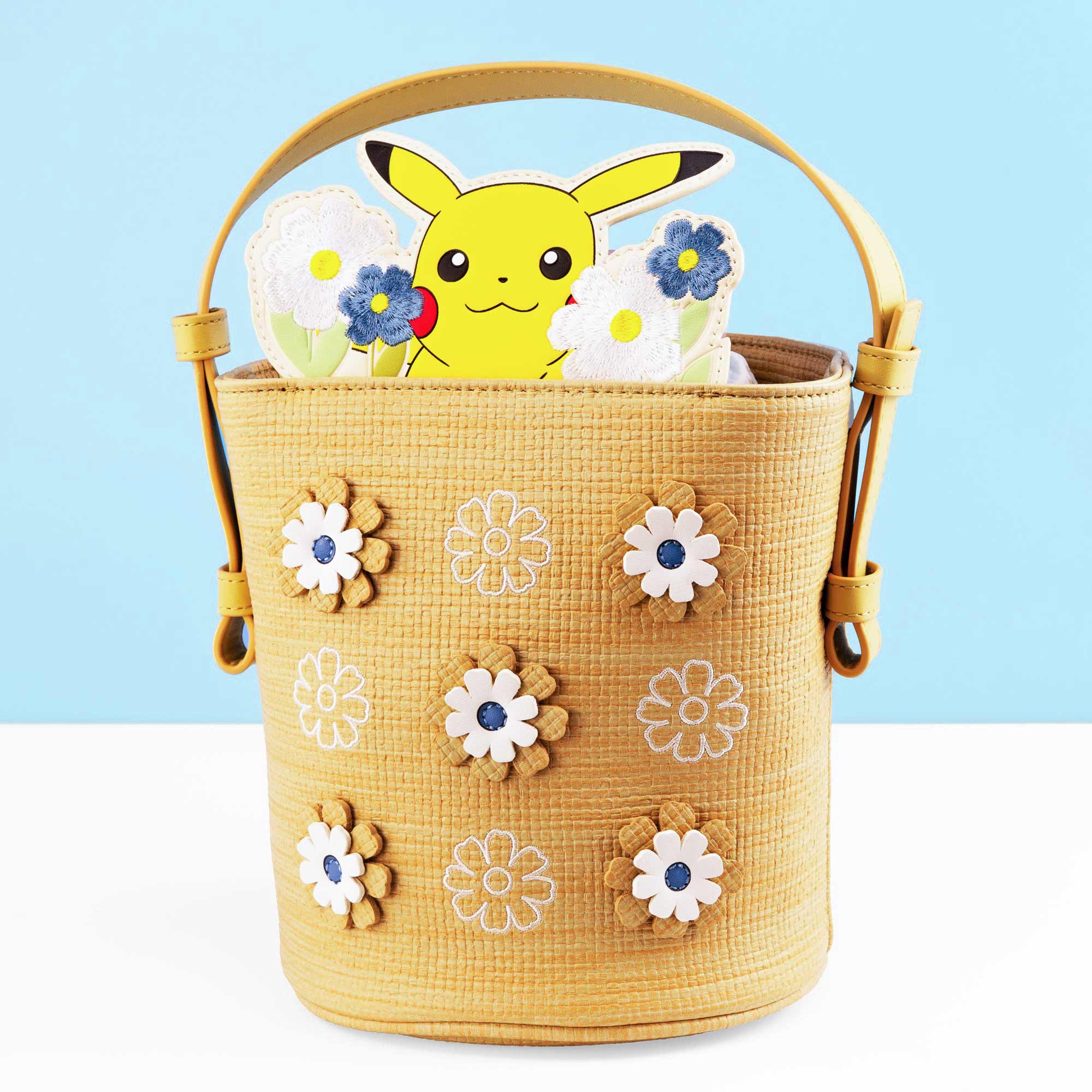 Loungefly x Pokémon Floral Pikachu Basket Crossbody Bag
