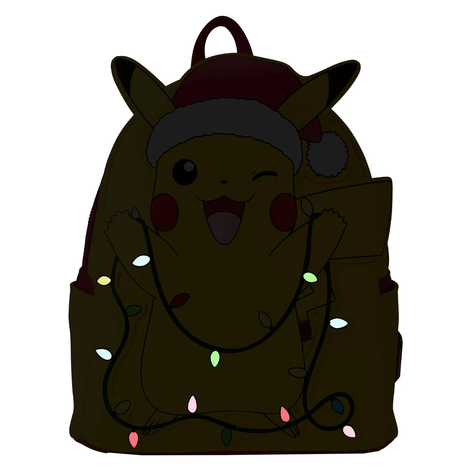 Loungefly x Pokemon Holiday Pikachu Mini Backpack - Image 2