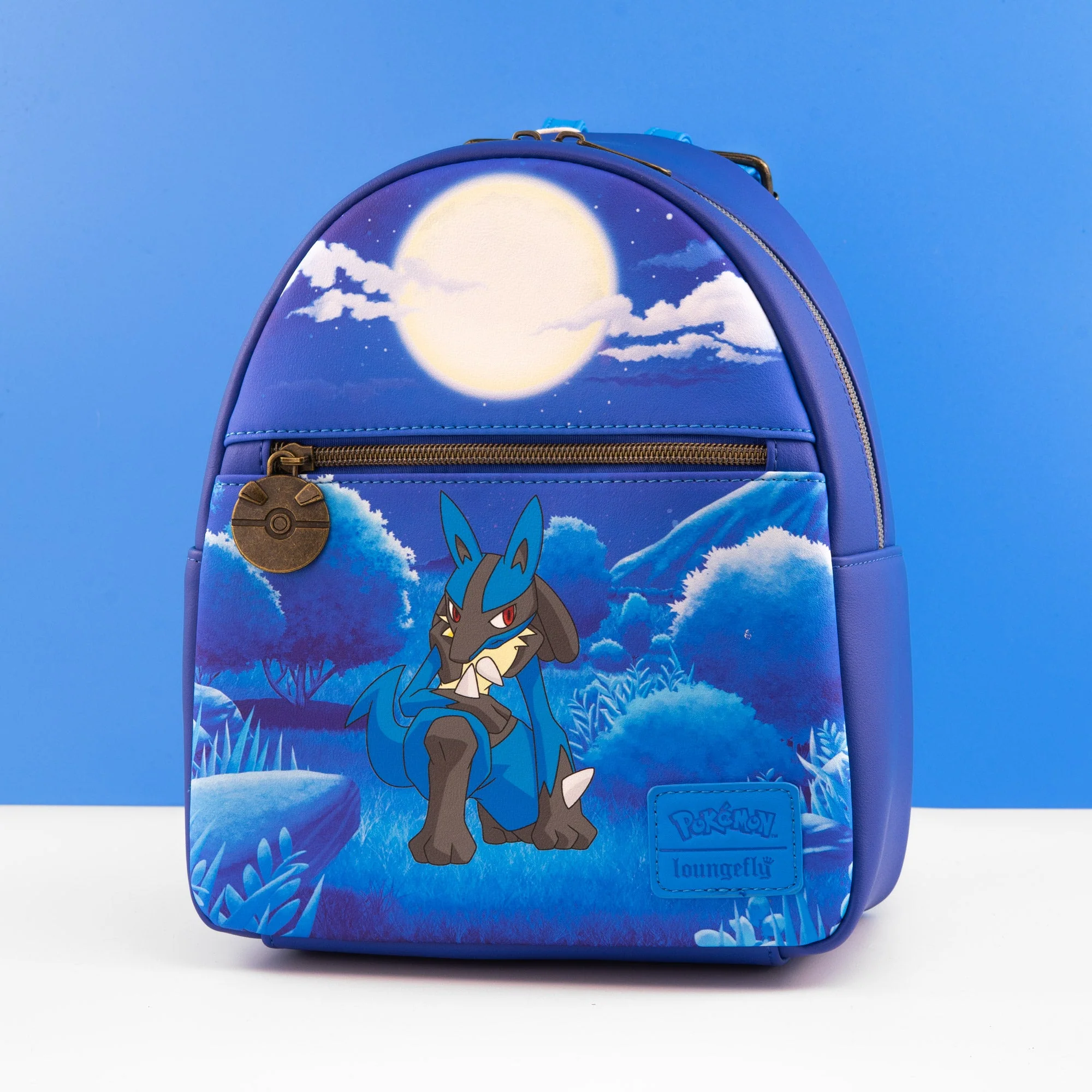 Loungefly x Pokemon Lucario Collection Mini Backpack