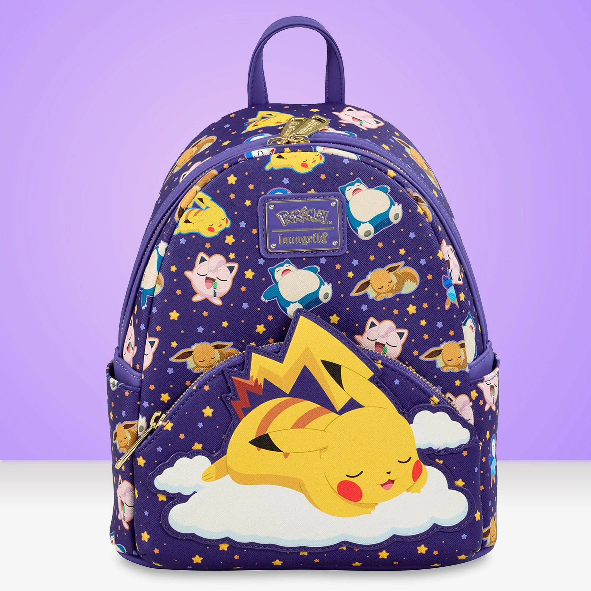 Loungefly x Pokemon Sleeping Pikachu And Friends Mini Backpack