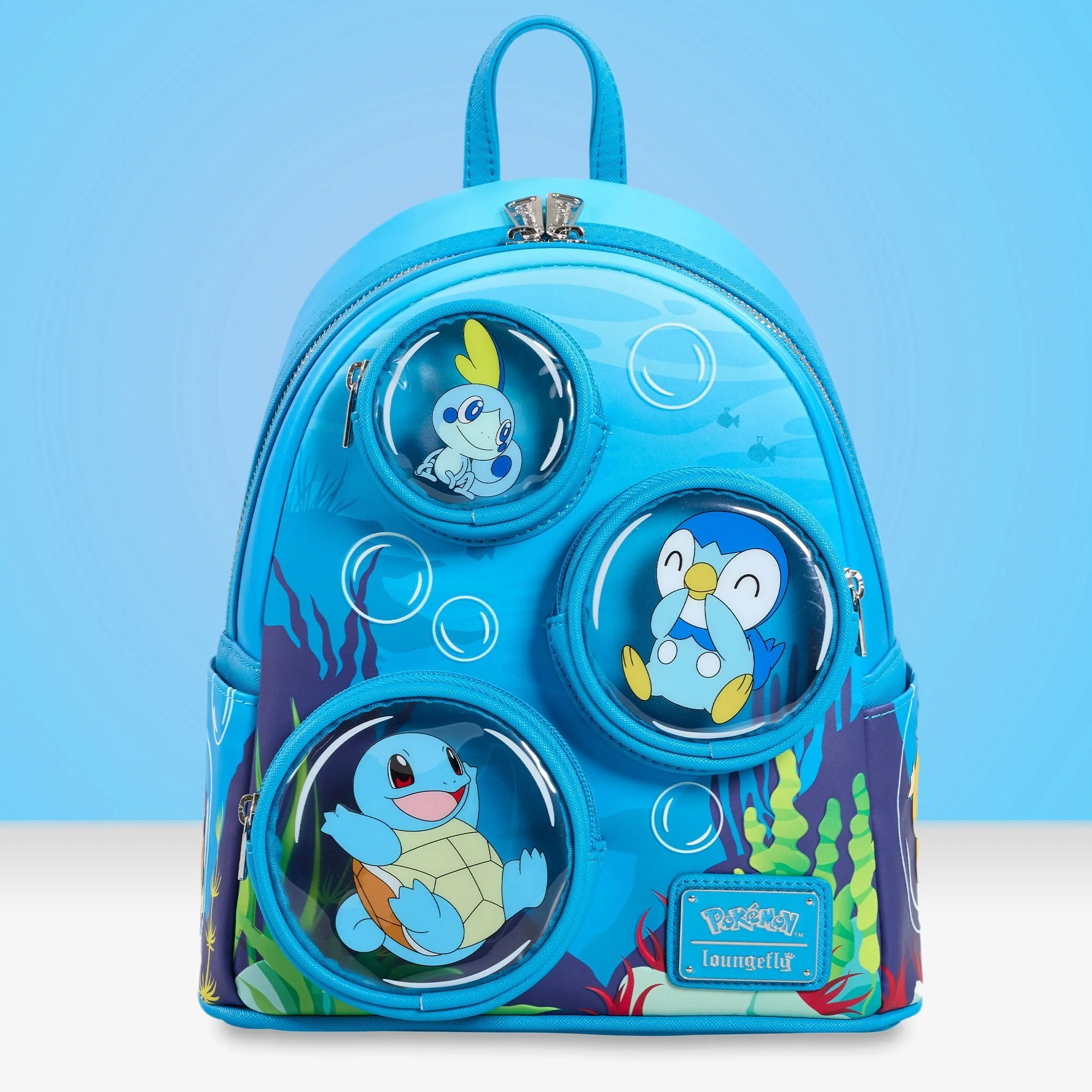 Loungefly x Pokemon Water Type Bubbles Mini Backpack
