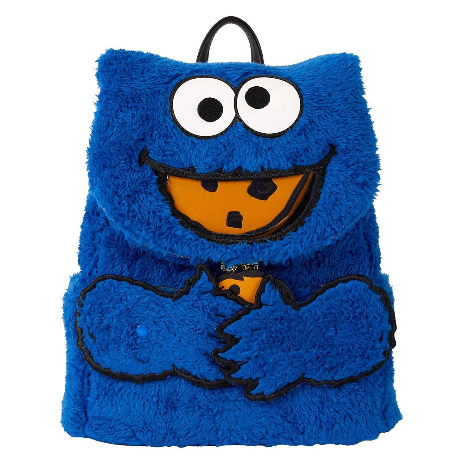 Loungefly x Sesame Street Cookie Monster Plush Mini Backpack - Image 2