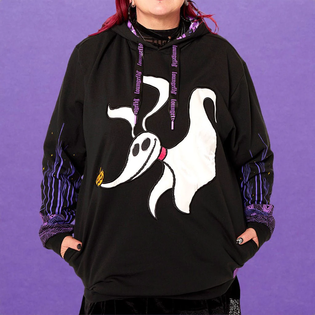 Loungefly x The Nightmare Before Christmas Zero Hearts Unisex Hoodie