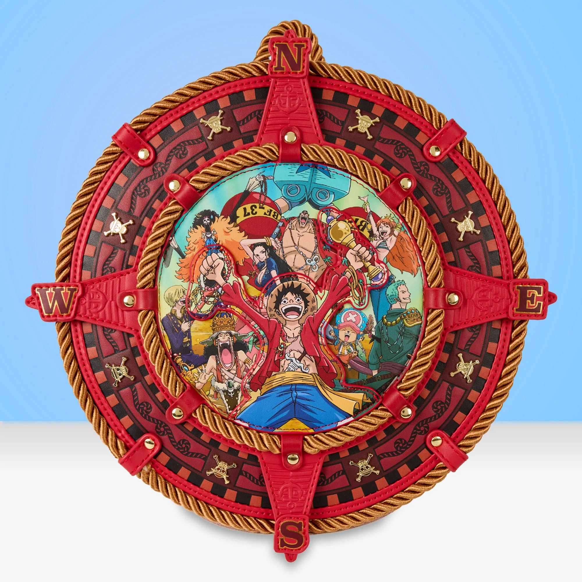 Loungefly x Toei One Piece Cast Compass Mini Backpack