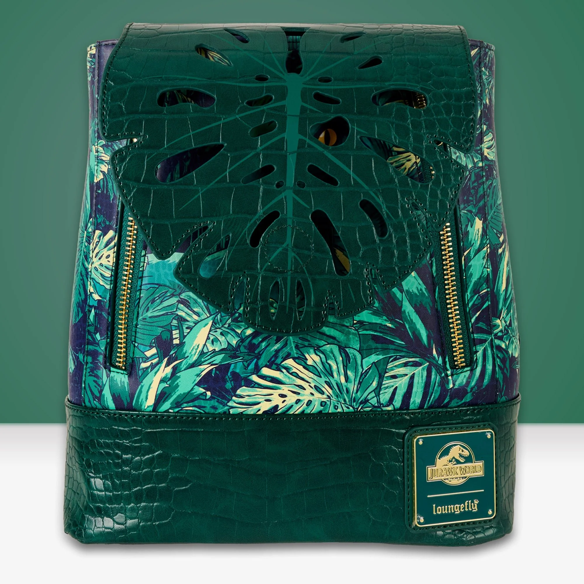 Loungefly x Jurassic World Leaf Flap Mini Backpack