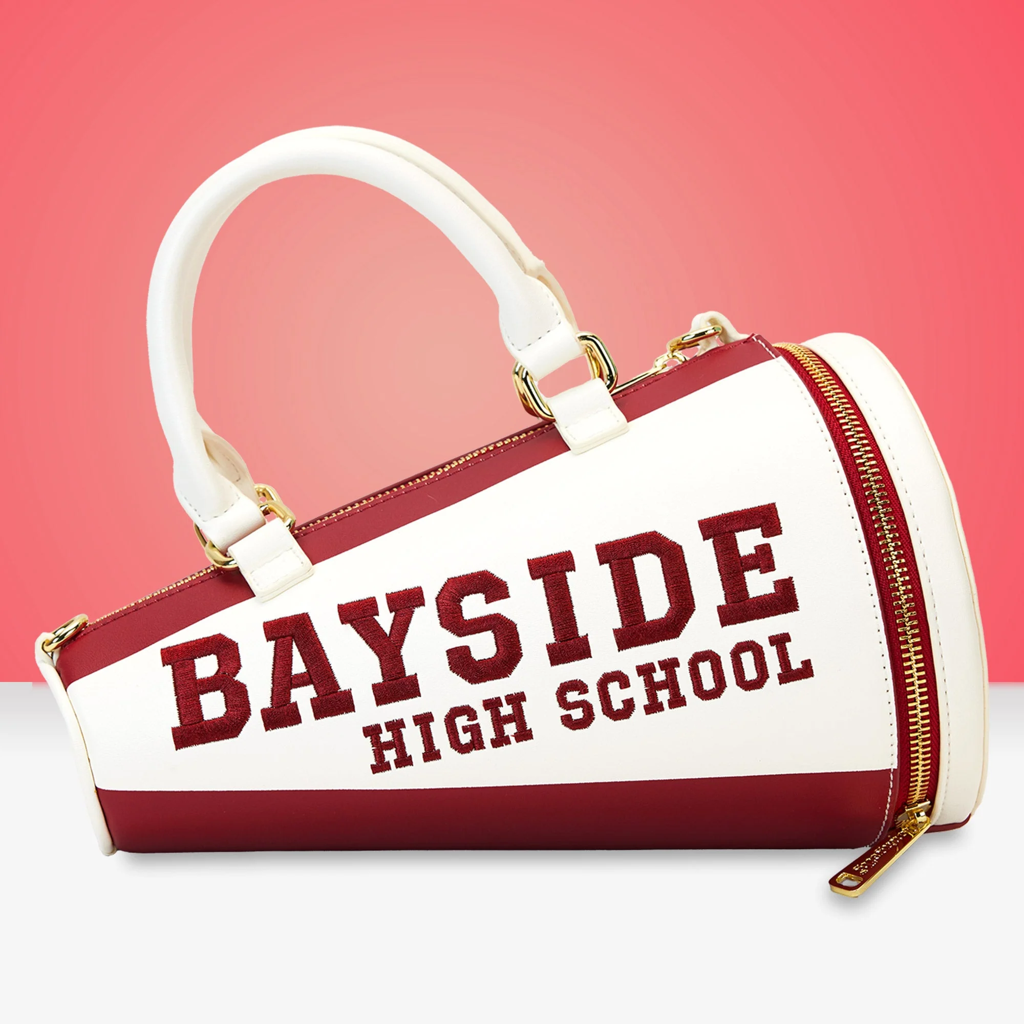 Loungefly x Universal Saved by the Bell Bayside High Megaphone Figural Crossbody Bag