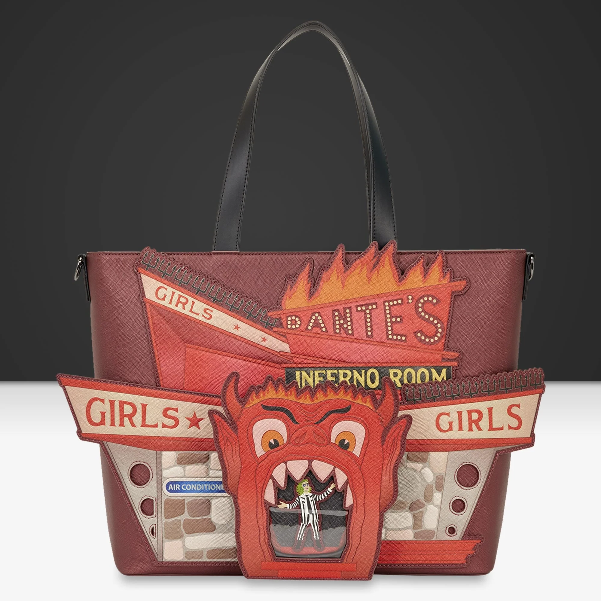 Loungefly x Beetlejuice Dante's Inferno Room Tote Bag