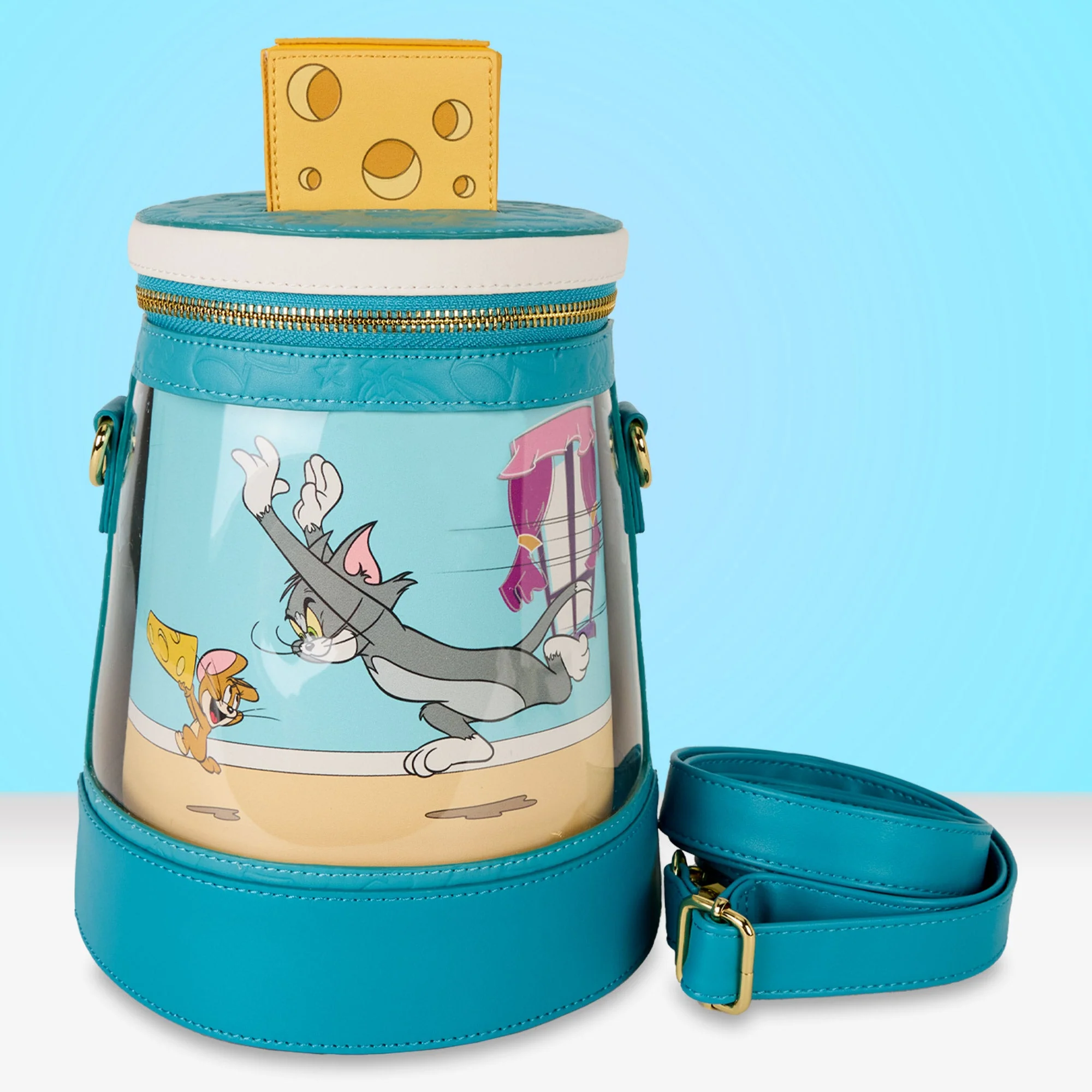 Loungefly x Tom and Jerry Spinning Crossbody Bag