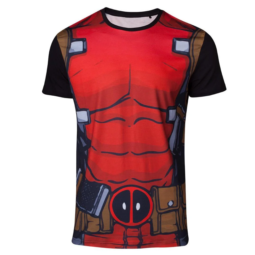 Marvel Deadpool Suit Sublimated T-Shirt - Image 4