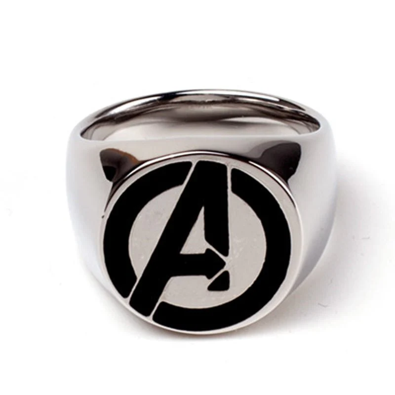 Marvel The Avengers - Avengers Logo Metal Signet Ring - Image 2