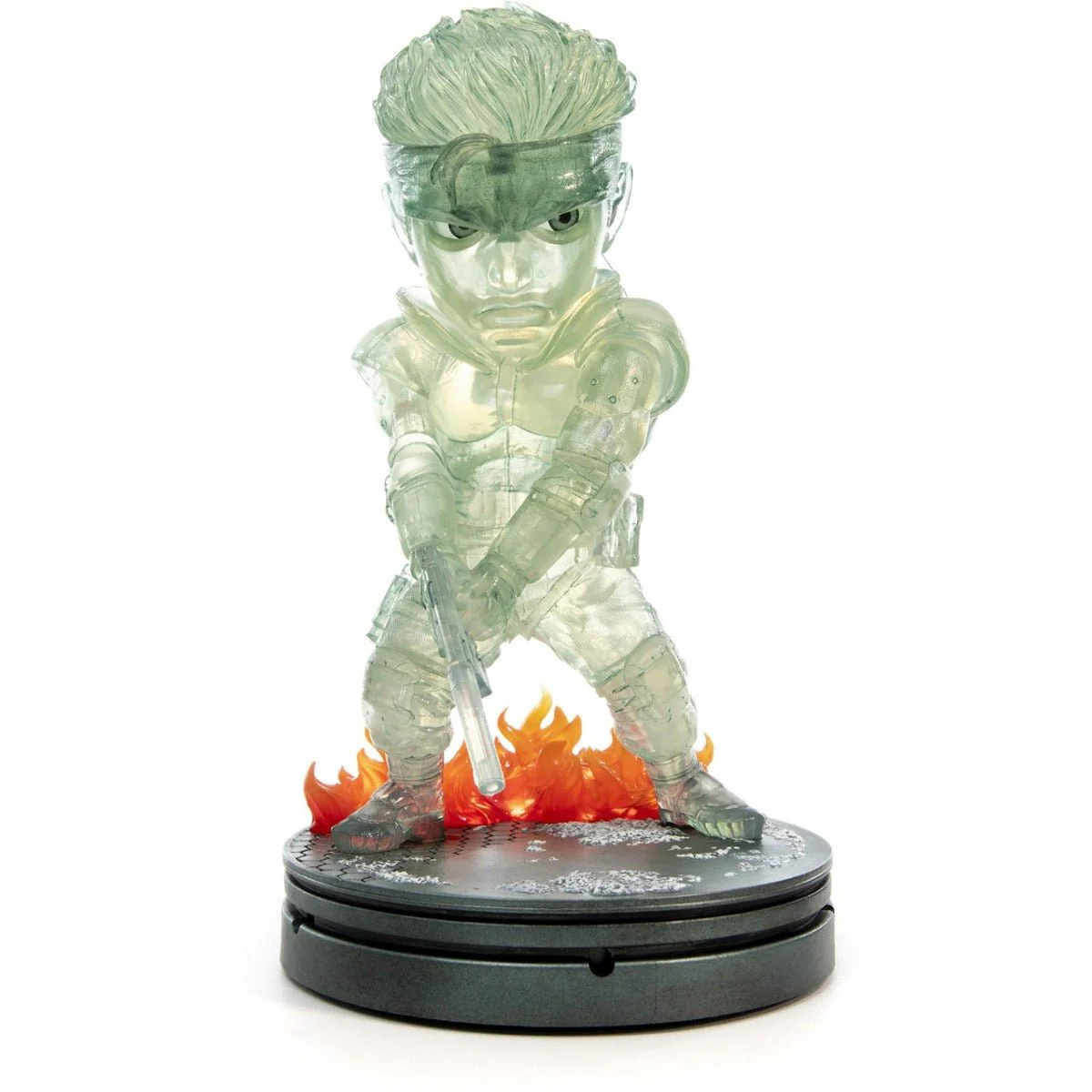 Metal Gear Solid - Solid Snake Stealth Camouflage PVC Painted Statue