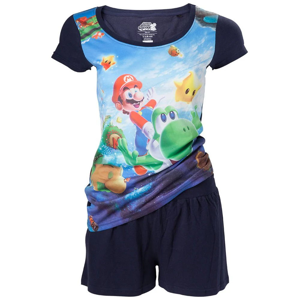 Nintendo Super Mario Female Shortama Pyjama Set - Image 4