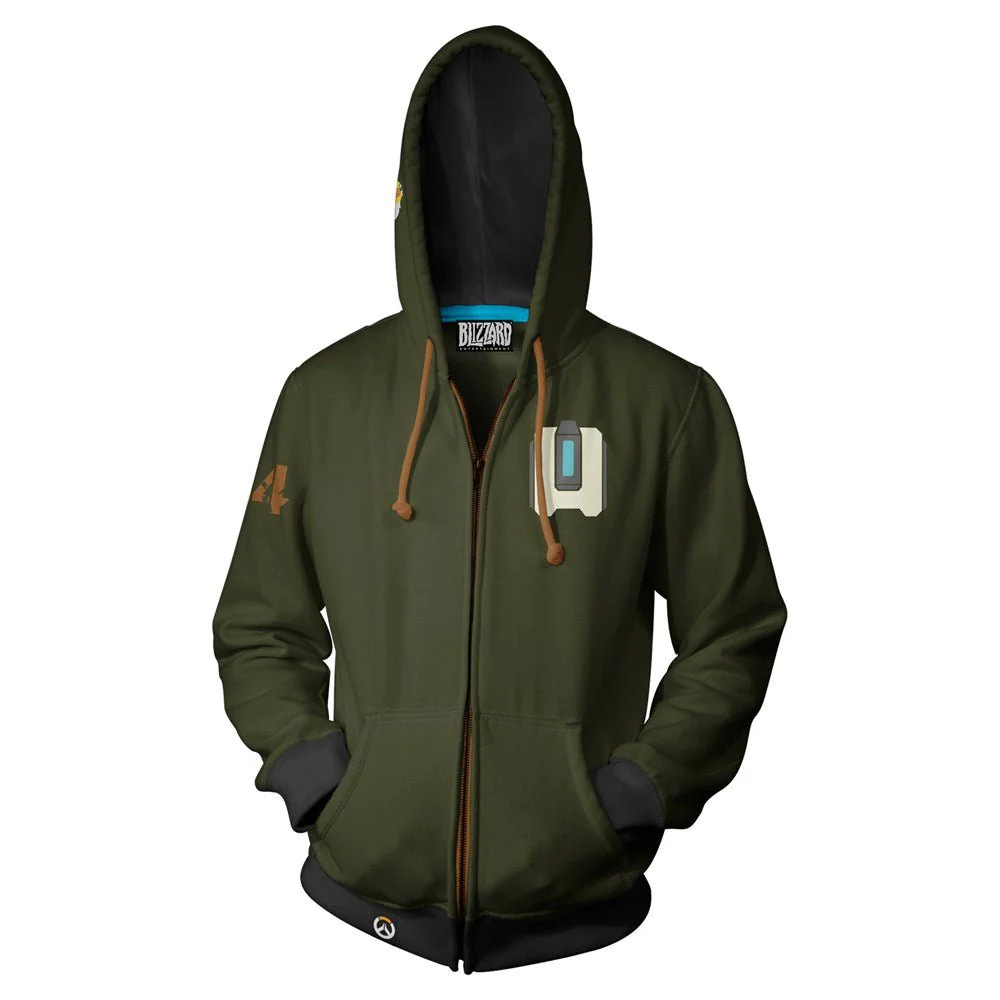 Overwatch Bastion Zip-Up Hoodie - Image 3