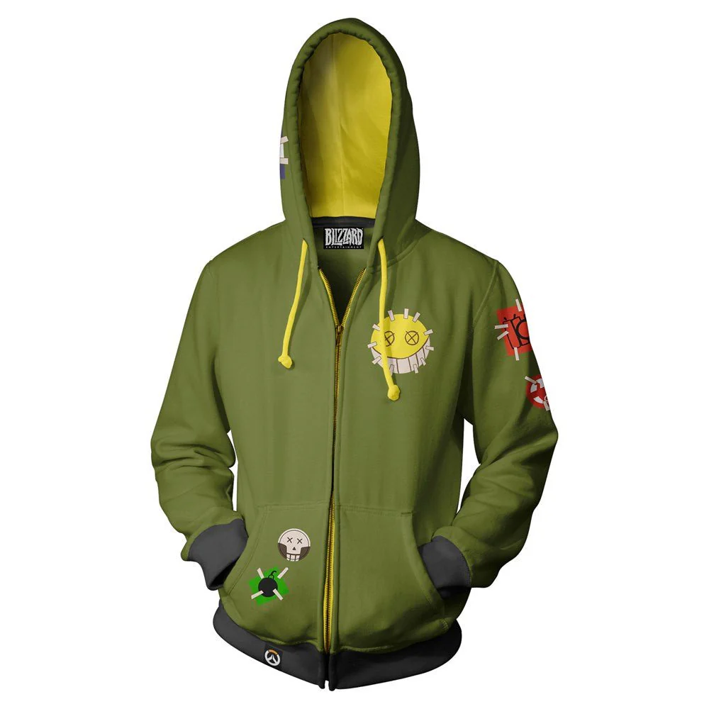 Overwatch Junkrat Zip-Up Hoodie - Image 3