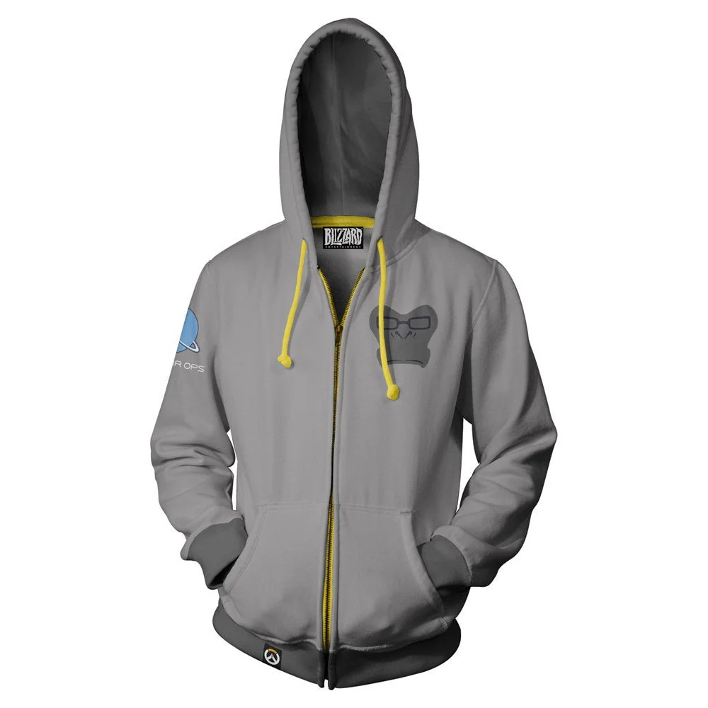 Overwatch Winston Zip-Up Hoodie