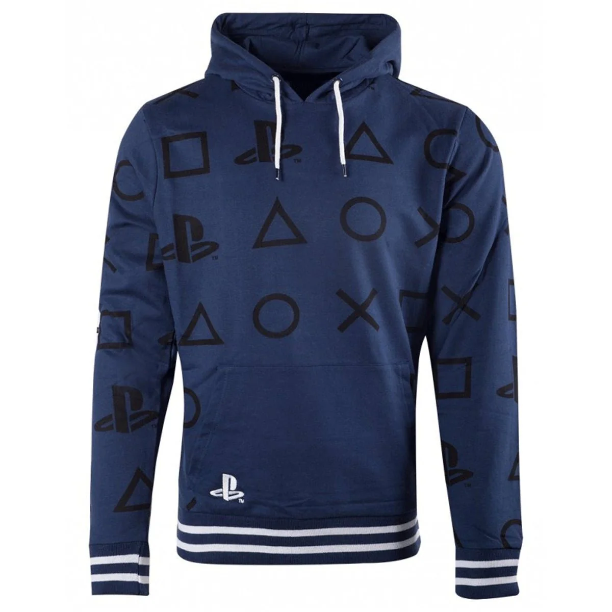 Playstation Symbols Blue Hoodie - Image 4
