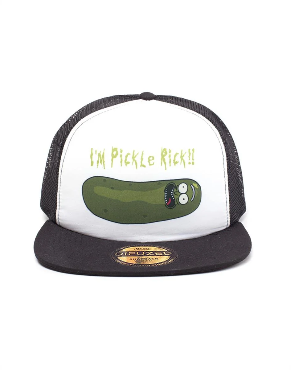 Rick and Morty Pickle Rick Trucker Cap